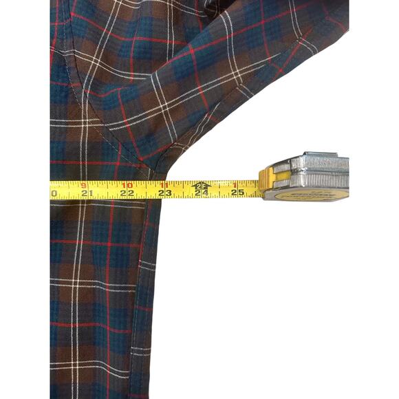 SIR PENDLETON 100% Worsted Wool Button Down Chisholm Tartan Shirt-Men's Large - Picture 5 of 11